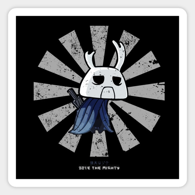 Zote The Mighty Retro Japanese Hollow Knight Magnet by Nova5